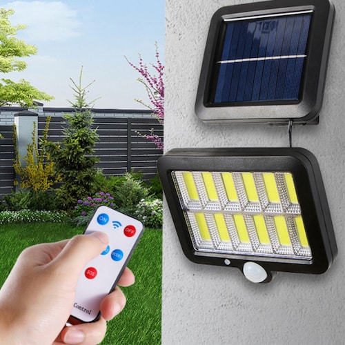 Foco Luz Solar Recargable Portátil Con Cargador Para Celular