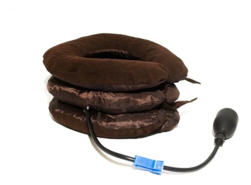 collarin para traccion cervical de aire regulable