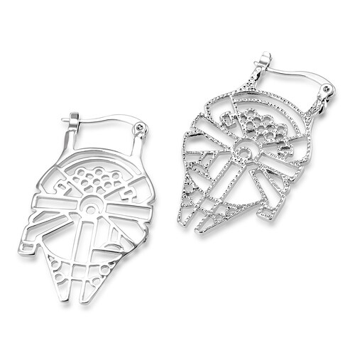 Aretes Star Wars en Plata Fina 925 Halcón Milenario En Caja starwars