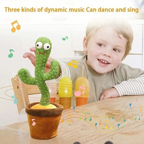 Juguete De Peluches De Cactus Bailando Cantando Bailador 