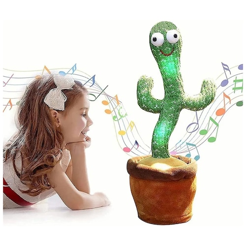 Juguete De Peluches De Cactus Bailando Cantando Bailador 