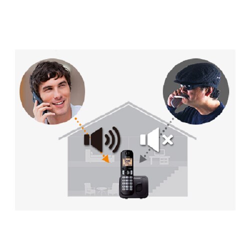 Teléfono Inalámbrico PANASONIC KX-TGC210MEB Negro localizado