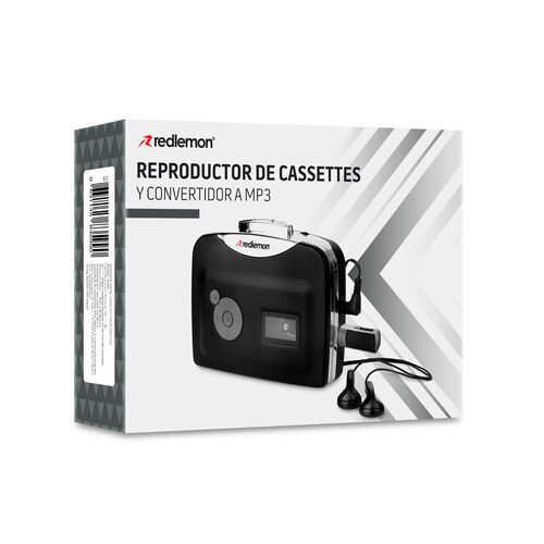 Reproductor y Convertidor de Casetes a MP3 Audífonos Redlemon