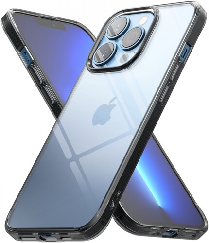 Funda Ringke iPhone 13 Pro Fusion Bumper Uso Rudo Smock Black 