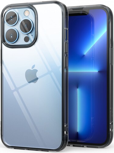 Funda Ringke iPhone 13 Pro Fusion Bumper Uso Rudo Smock Black 