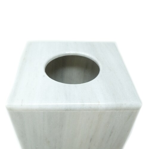 LUHOM LUJOSO HOGAR MEXICO Caja para kleenex de Mármol Natural / Kleenex / Caja de Pañuelos / Funda para Pañuelos / Servilletero / Soporte de Pañuelos  para Baño, Dormitorio o Cocina / Dispensador de pañuelos