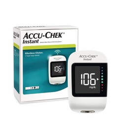 Accu - Chek Glucómetro Instant Kit Con 10 Tiras Y 10 Lanceta