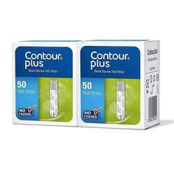 Contour Plus Paquete Con 100 Tiras Reactivas Para Glucómetro