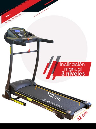 Caminadora Eléctrica Zynergy 110v / Banda De 122x42cm