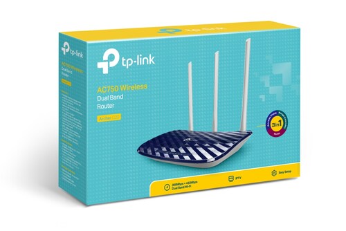ROUTER INALAMBRICO TP-LINK ARCHER C20 AC750