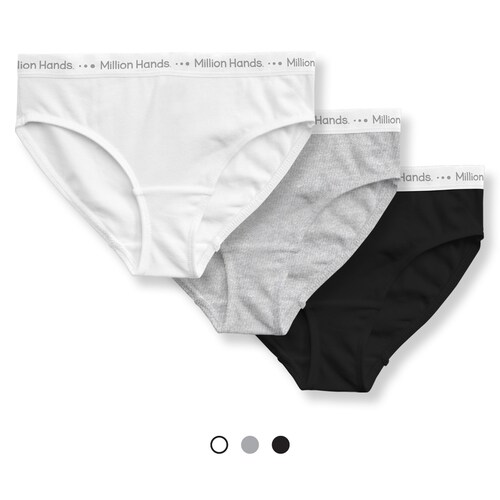 Panties Teen Girls -  3 Pack..