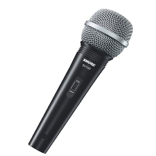 Micrófonos Profesionales Dinámicos Shure Sv100 color Negro 5pz