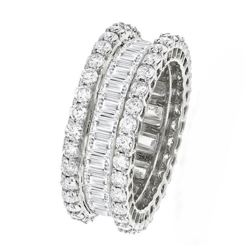 Churumbela De Zirconía Cúbica Grande En Plata 925 -Amour
