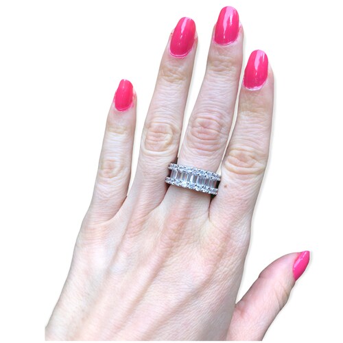 Churumbela De Zirconía Cúbica Grande En Plata 925 -Amour