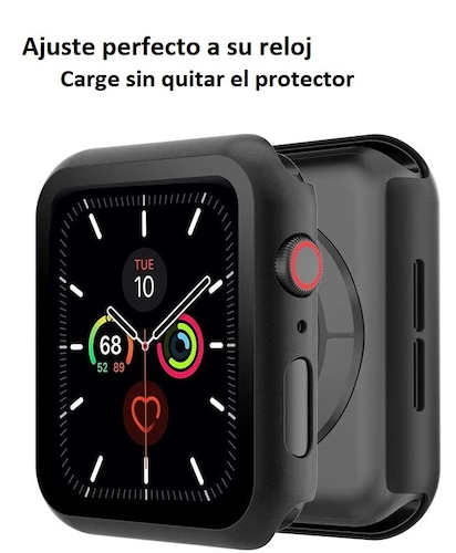 Funda Protector Para Apple Watch Con Mica De Cristal Templado