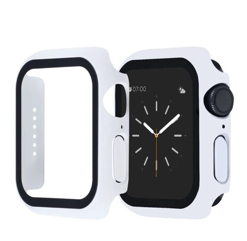 Funda Protector Para Apple Watch Con Mica De Cristal Templado