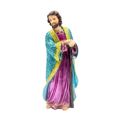 El Nacimiento Navideño Niño Dios Tradicional 11 pz Resina Resistente Aperlada