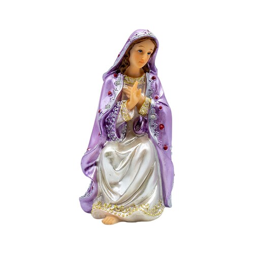 El Nacimiento Navideño Niño Dios Tradicional 11 pz Resina Resistente Aperlada