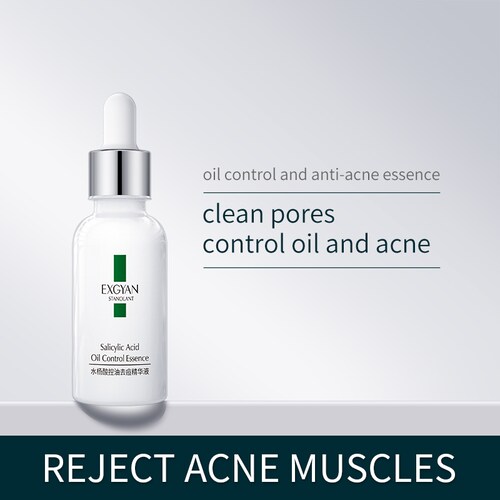 Serum Facial con Ácido Salicílico Control Acné Piel Grasa Aclarante
