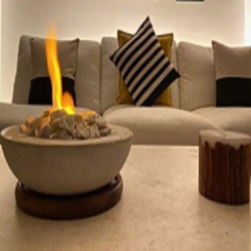 chimenea de bioetanol para decoracion de mesa