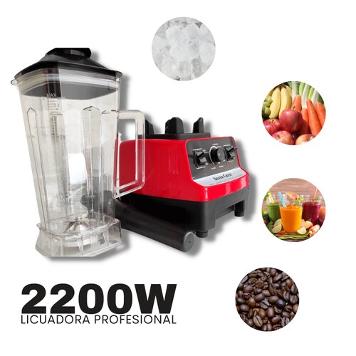 Licuadora Profesional Colzer 2200w, Temporizador, 2l