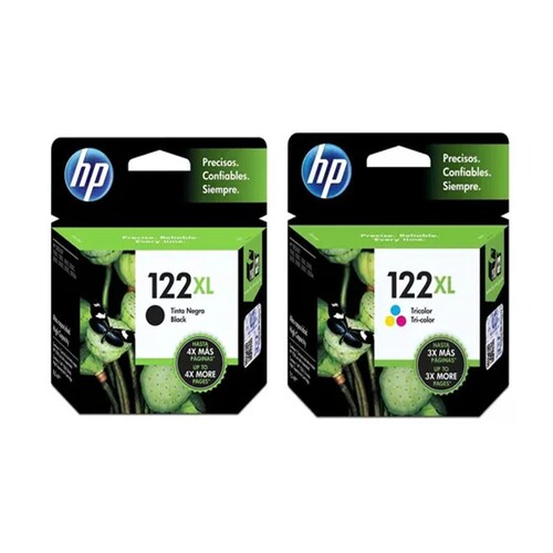 Combo 2 Cartucho Tinta Hp 122xl Negro Ch563hl Color Ch564hl.
