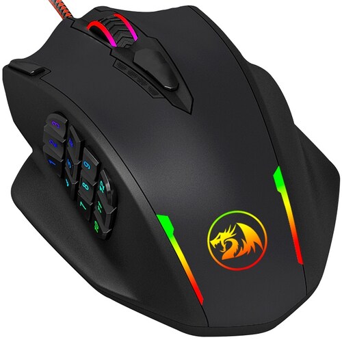 Mouse Redragon Impact M908 Alambrico Optico USB Gaming.