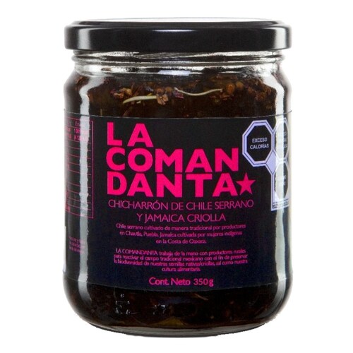 La Comandanta | Chicharrón de Serrano con Jamaica Criolla 350 g