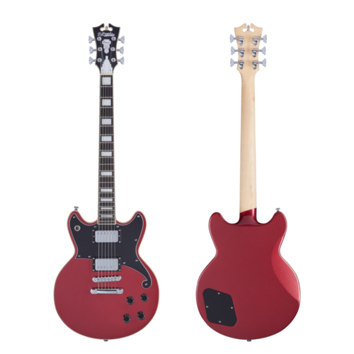 Guitarra D'Angelico Premier Brighton Oxblood Con Funda