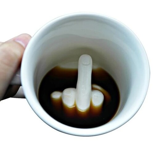 Taza Para Café Broma 3 D Cerámica Broma Mejores Amigos