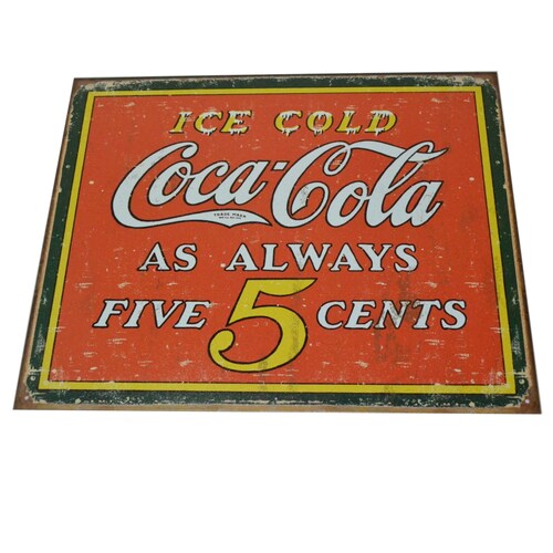 Tsn1471 Letrero Lamina Decorativa Coca Cola Always 5 C