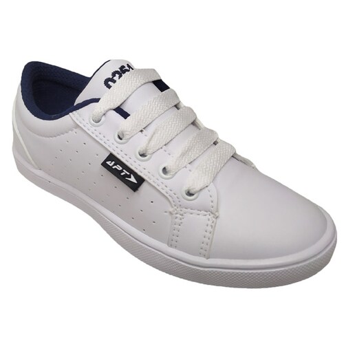TENIS ESCOLAR URBANO BLANCO PARA NIÑO APT PREMIUM  251