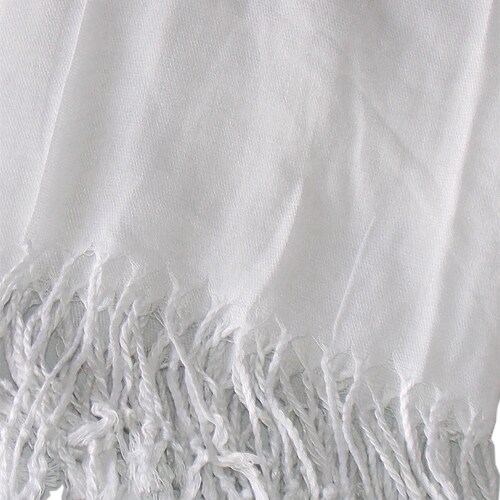 CHIC FANTASY Pashmina larga fina Chal agradable y ligero Mascada elegantes de colores
