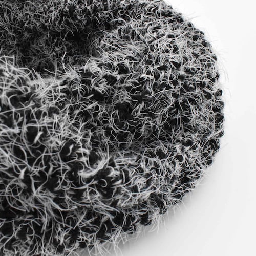 INIVIGORATE, Bufanda infinita tejida, color gris, dama.