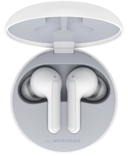 Audifonos Inalambricos Blancos LG Meridian Bluetooth HBS-FN4/W