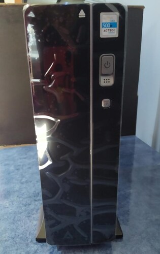 Gabinete ACTECK BERN TD510 Slimline PC Micro-ATX Negro 500W PC ENSAMBLE NEGRO METAL AUDIO PLACA