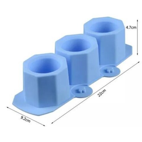Moldes De Silicon HEXAGONAL Multiusos Para Maceta Hielo Vela Creativo Para Manualidades Y Decoracion
