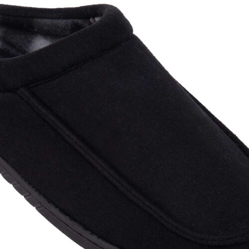 Pantuflas para hombre, tipo sueco, color negro, marca Nebel Walk, mod. 872433