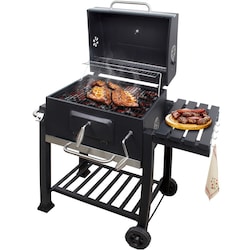 asador-carbon-24-pulgadas-con-parrillas-altura-ajustable-ahumador-termometro