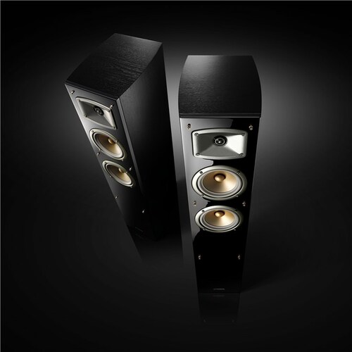 Bafle de Piso Yamaha NSF330BLPAR negro