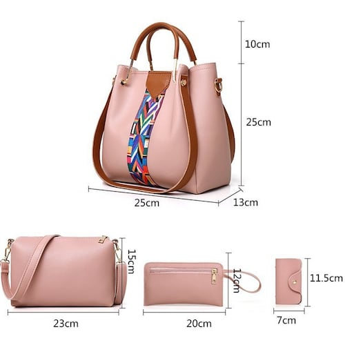 Set 4 Bolsos Modernos Mujer Dama Hombro De Alta Calidad.