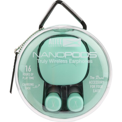 Nanopods Audífonos inalámbricos Altec Lansing MZX559 True Wireless impermeables color Menta
