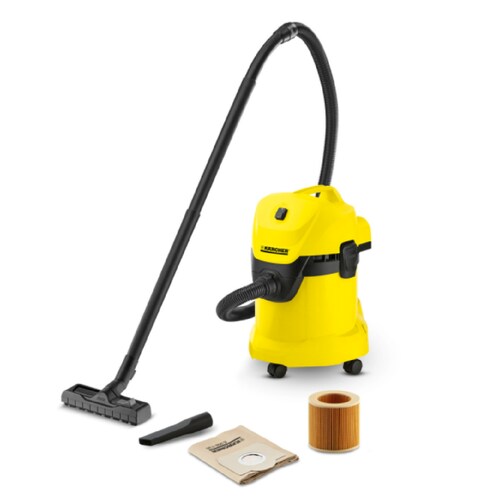 Aspiradora Multifunción Kärcher Home & Garden Wd 3 17l Amarilla Y Negra 120v-127v