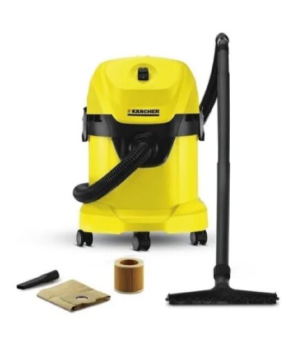 Aspiradora Multifunción Kärcher Home & Garden Wd 3 17l Amarilla Y Negra 120v-127v
