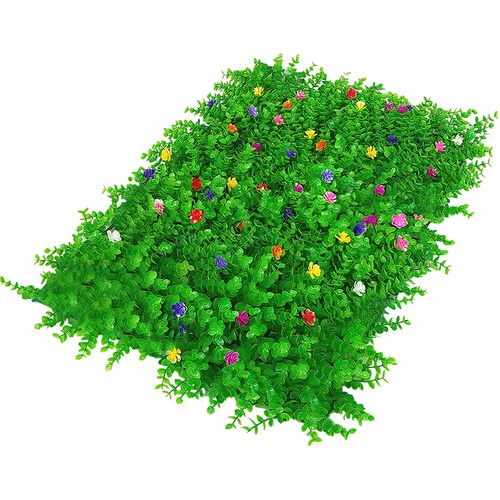 Follaje Artificial 20 Piezas Flores Muro Verde Pared Decorativo 60x40