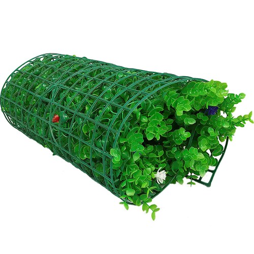 Follaje Artificial 20 Piezas Flores Muro Verde Pared Decorativo 60x40