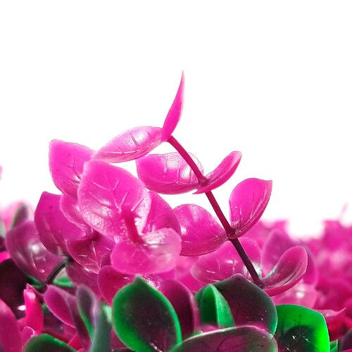 Muro Verde 20 Piezas Follaje Artificial Pared Decorativo 60x40 Pasto Rosa