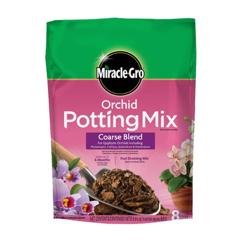 MIRACLE-GRO® TIERRA PREPARADA PARA ORQUÍDEAS 8KG