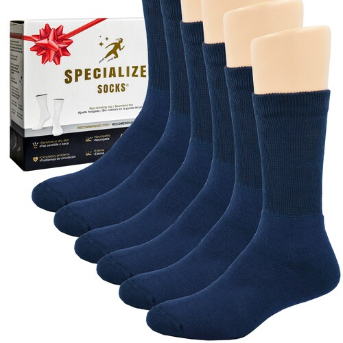 Pack de 5 calcetines hombre azul marino 40 Grados