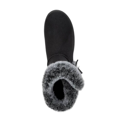Botas tipo Ugg para mujer, marca PBPS color negro, mod. 993523
